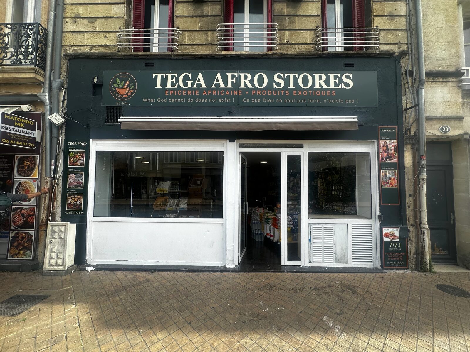 TEGA AFRO STORE 2.0 — 18 Cours de l'Yser, 33800 Bordeaux
